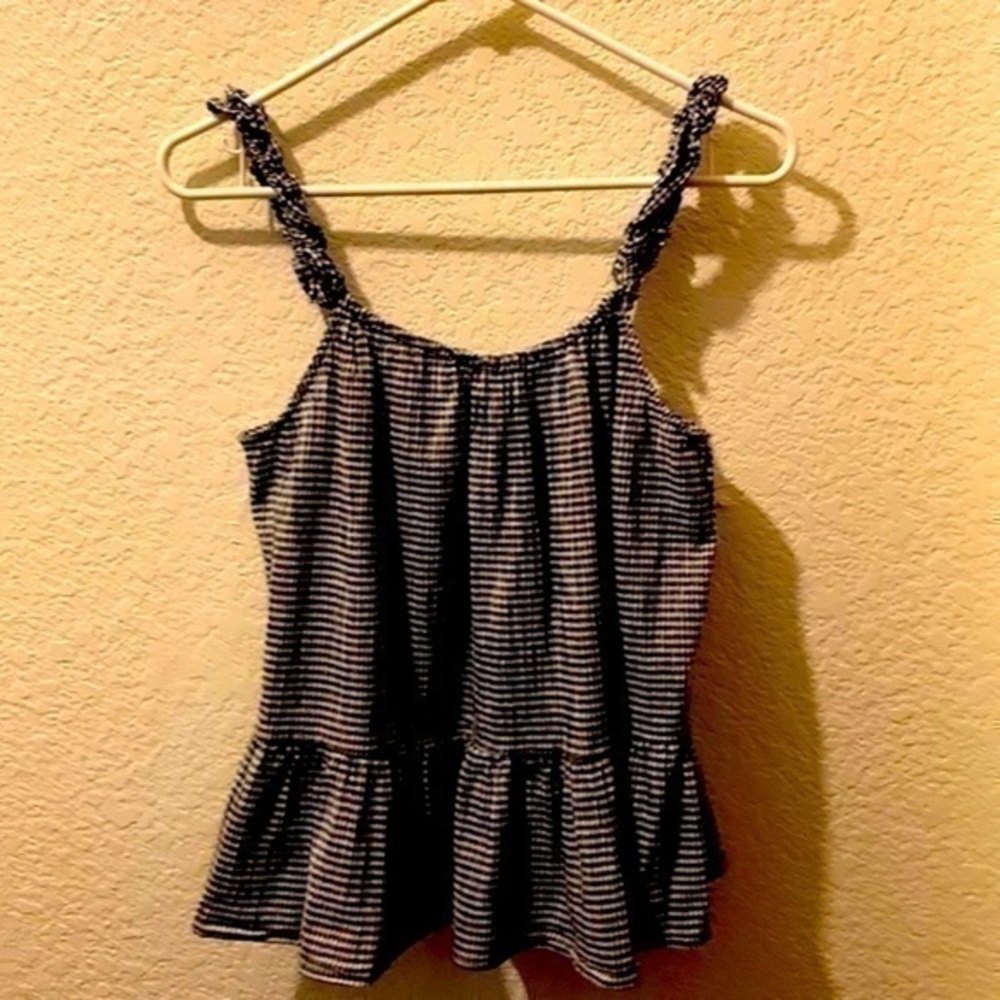 Madewell plaid top